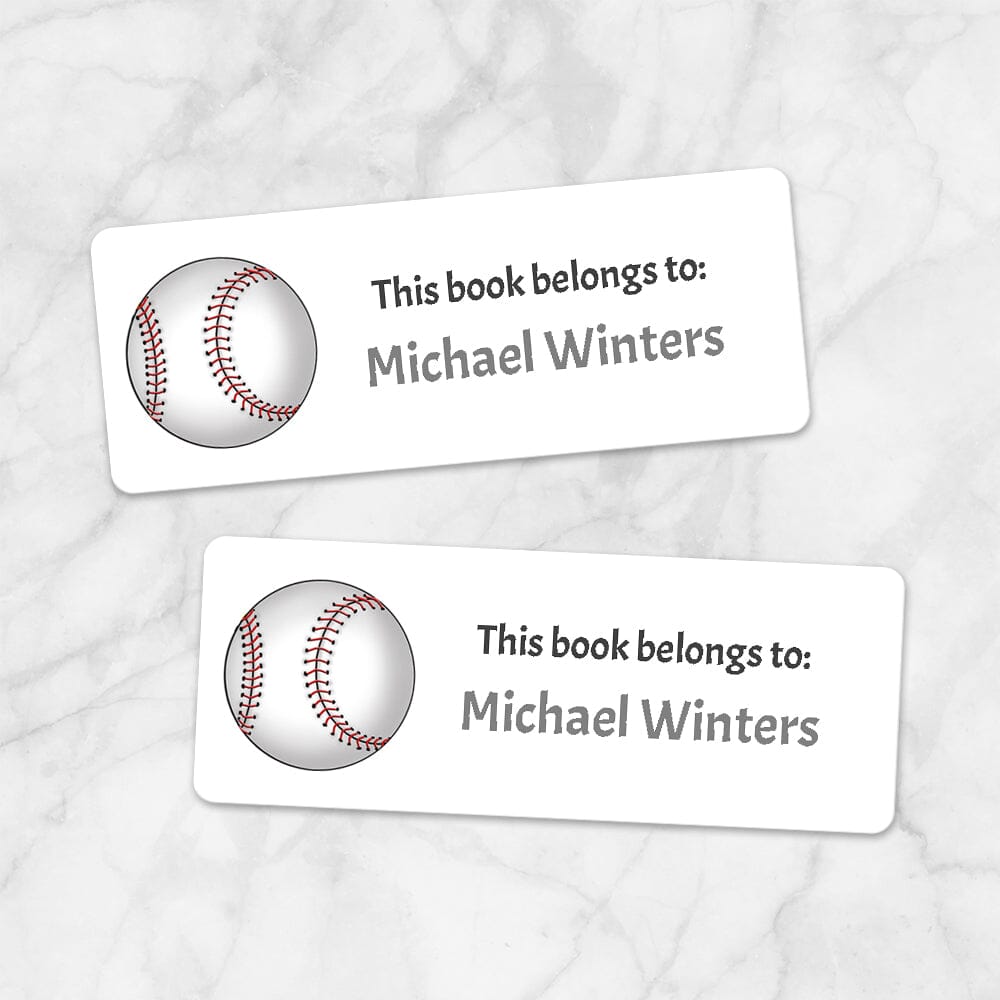 baseball-bookplate-labels-for-name-labeling-books-printable-at-printable-planning-for-only-5-95 for Baseball Name Tag Free Printable Baseball Bookplate Labels for Name Labeling Books - Printable at Printable Planning for only 5.95 for Baseball Name Tag Free Printable