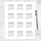 Printable Daily Vitamin Tracking 2-inch Square Stickers at Printable Planning. Sheet of 12 square stickers.