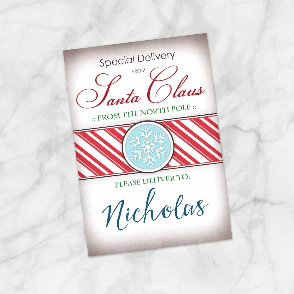 special-delivery-from-santa-claus-personalized-gift-tags-or-stickers-printable-at-printable-planning-for-only-5-95 for Free Printable Editable From Santa Tags Special Delivery from Santa Claus - Personalized Gift Tags or Stickers - Printable at Printable Planning for only 5.95 for Free Printable Editable From Santa Tags