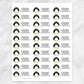Printable Adorable Little Penguin Address Labels at Printable Planning. Sheet of 30 labels.