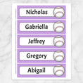 BUNDLE Personalized Baseball Bookmarks Printable At Printable