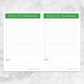 Daily To-Do Lists - 2 Per Page - Task Checklists BUNDLE in 4 Bold ...