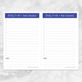 Daily To-Do Lists - 2 Per Page - Task Checklists BUNDLE in 4 Bold ...