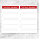 Daily To-Do Lists - 2 Per Page - Task Checklists BUNDLE in 4 Bold ...