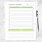 Printable Daily To-Do List - Task Checklist in Green at Printable Planning.