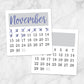 Printable Daily Vitamin Tracking 2-inch Square Stickers at Printable Planning. Example of 2 stickers.