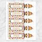 Printable Personalized Fall Pumpkin Gnome Bookmarks at Printable Planning. Sheet of 5 bookmarks.