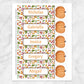 Printable Personalized Pumpkin and Leaves Bookmarks at Printable Planning. Sheet of 5 bookmarks.