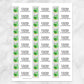 Printable Funny Cute Green Owl Address Labels at Printable Planning. Sheet of 30 labels.