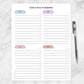 Printable Modern Yearly Dates to Remember Pages (page 2 of 3) at Printable Planning.