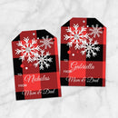 Personalized Red Buffalo Plaid Gift Tags - Printable at Printable ...