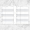 Scheduling Sheet With Notes Printable At Printable Planning For Only 5 95