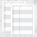 Scheduling Sheet With Notes Printable At Printable Planning For Only 5 95