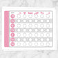 Printable Toddler Chore Chart - Daily Routine Weekly Pages in pink at Printable Planning.