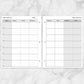 Printable Weekly Lesson Plan for Teachers - School Planning Pages (front and back, facing pages) at Printable Planning.