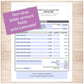 Invoice with Logo and Auto-Calculating Totals - Printable, at Printable Planning