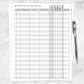 Printable Small Business Returns and Refunds Tracking Page with Status Columns at Printable Planning.