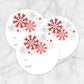 Printable Red Snowflake Gift Tag Stickers at Printable Planning